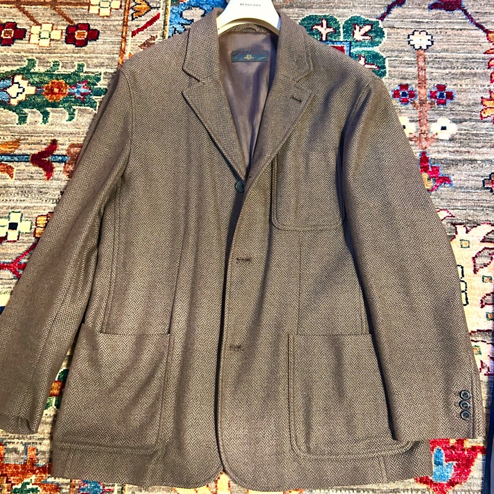Luciano Barbera wool cashmere wool blend blazer